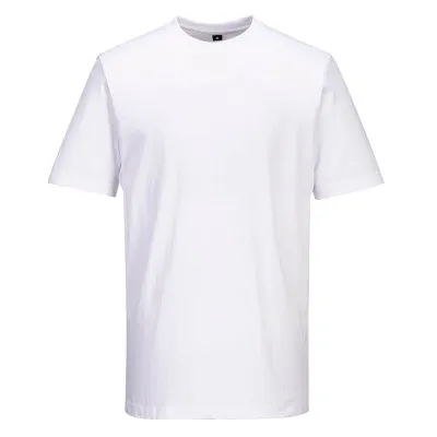 C195 - Tricou de bucătar din bumbac, cu insertii din plasă MeshAir / Portwest / Îmbrăcăminte bucătari, ospătari, HoReCa
