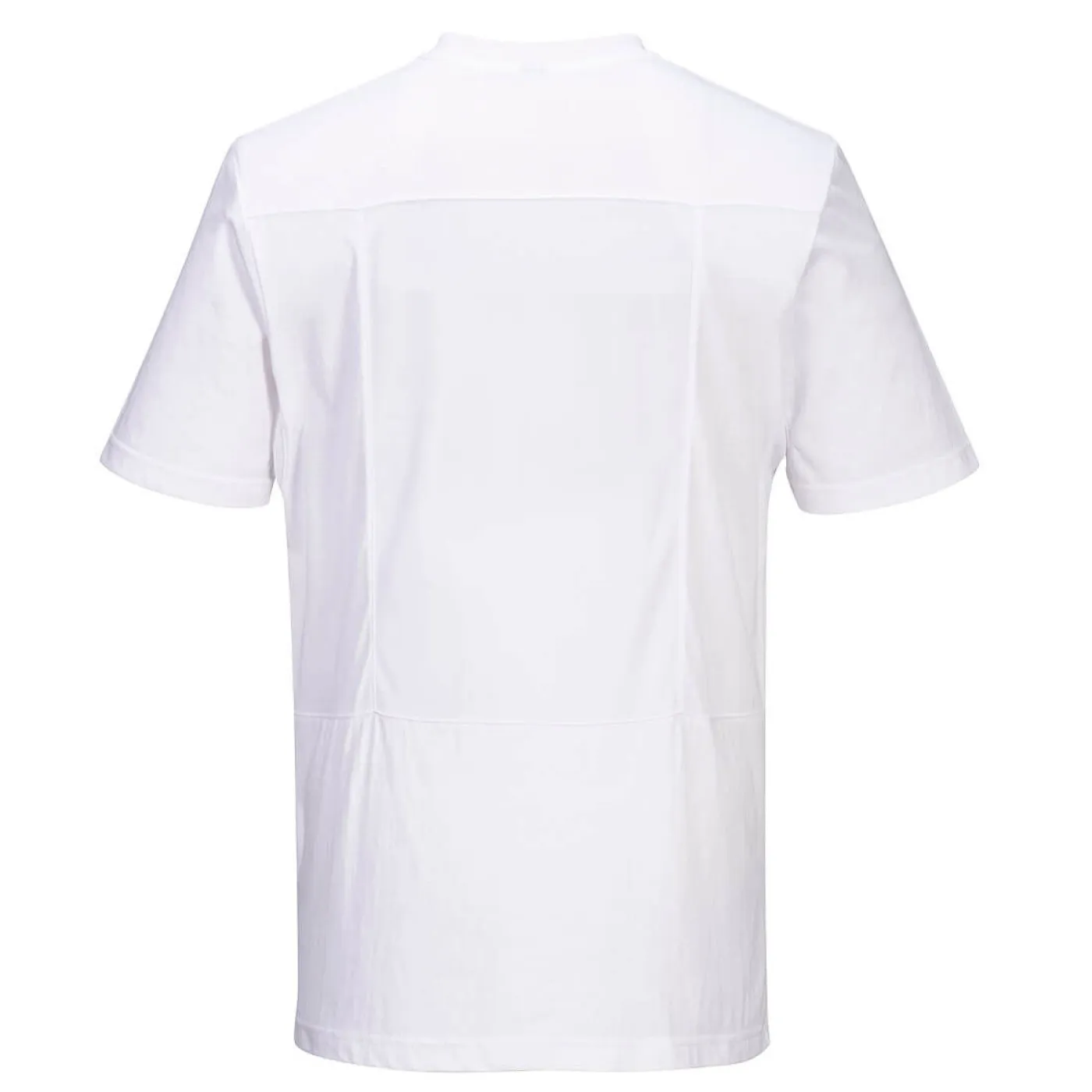 C195 - Tricou de bucătar din bumbac, cu insertii din plasă MeshAir / Portwest / Îmbrăcăminte bucătari, ospătari, HoReCa