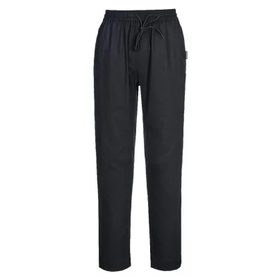 C076 - Pantaloni de bucatar din bumbac și țesătură MeshAir / Portwest / Îmbrăcăminte bucătari, ospătari, HoReCa