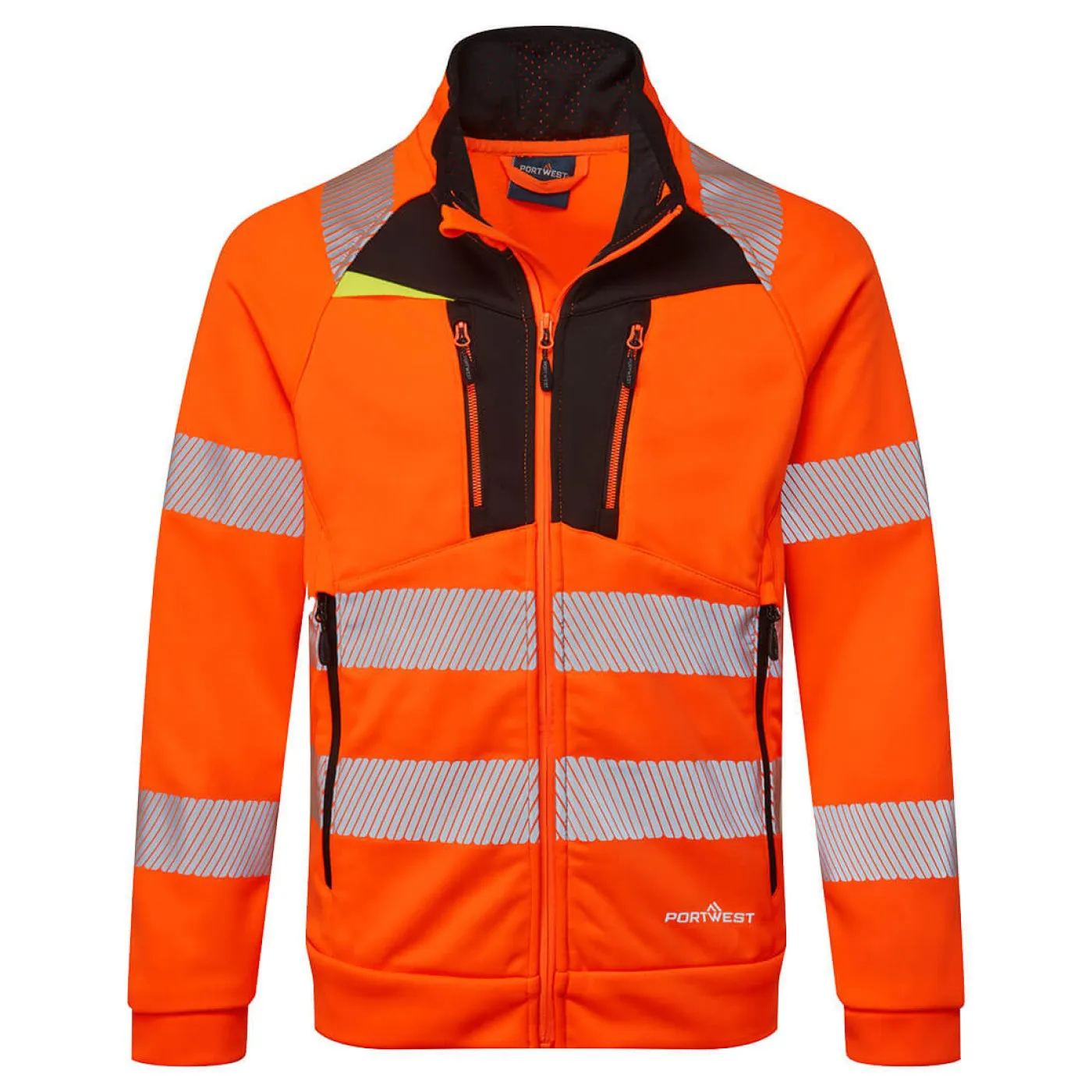 DX477 - Hanorac HiVis DX4 cu fermoar / Portwest / Îmbrăcăminte HiVis și reflectorizantă