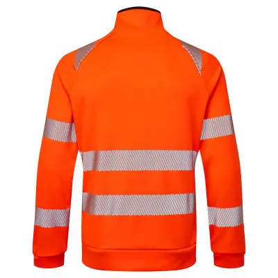 DX477 - Hanorac HiVis DX4 cu fermoar / Portwest / Îmbrăcăminte HiVis și reflectorizantă