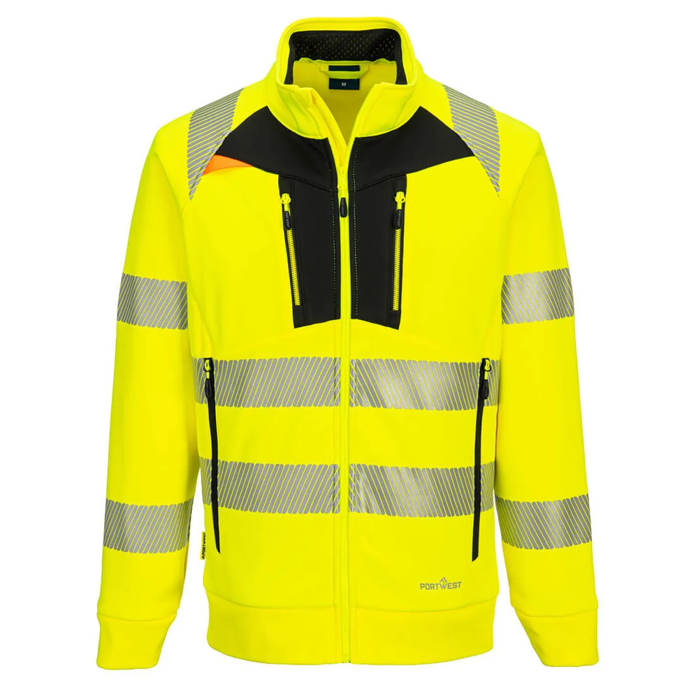 DX477 - Hanorac HiVis DX4 cu fermoar / Portwest / Îmbrăcăminte HiVis și reflectorizantă
