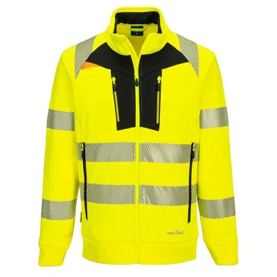 DX477 - Hanorac HiVis DX4 cu fermoar / Portwest / Îmbrăcăminte HiVis și reflectorizantă