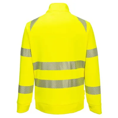 DX477 - Hanorac HiVis DX4 cu fermoar / Portwest / Îmbrăcăminte HiVis și reflectorizantă