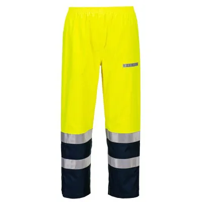 FR410 - Pantaloni HiVis Bizflame Light Arc, impermeabili și ignifugi / Portwest / Îmbrăcăminte antistatică și ignifugă