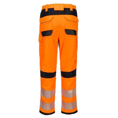 FR414 - Pantaloni de lucru HiVis ignifugi PW3 HVO / Portwest / Îmbrăcăminte antistatică și ignifugă