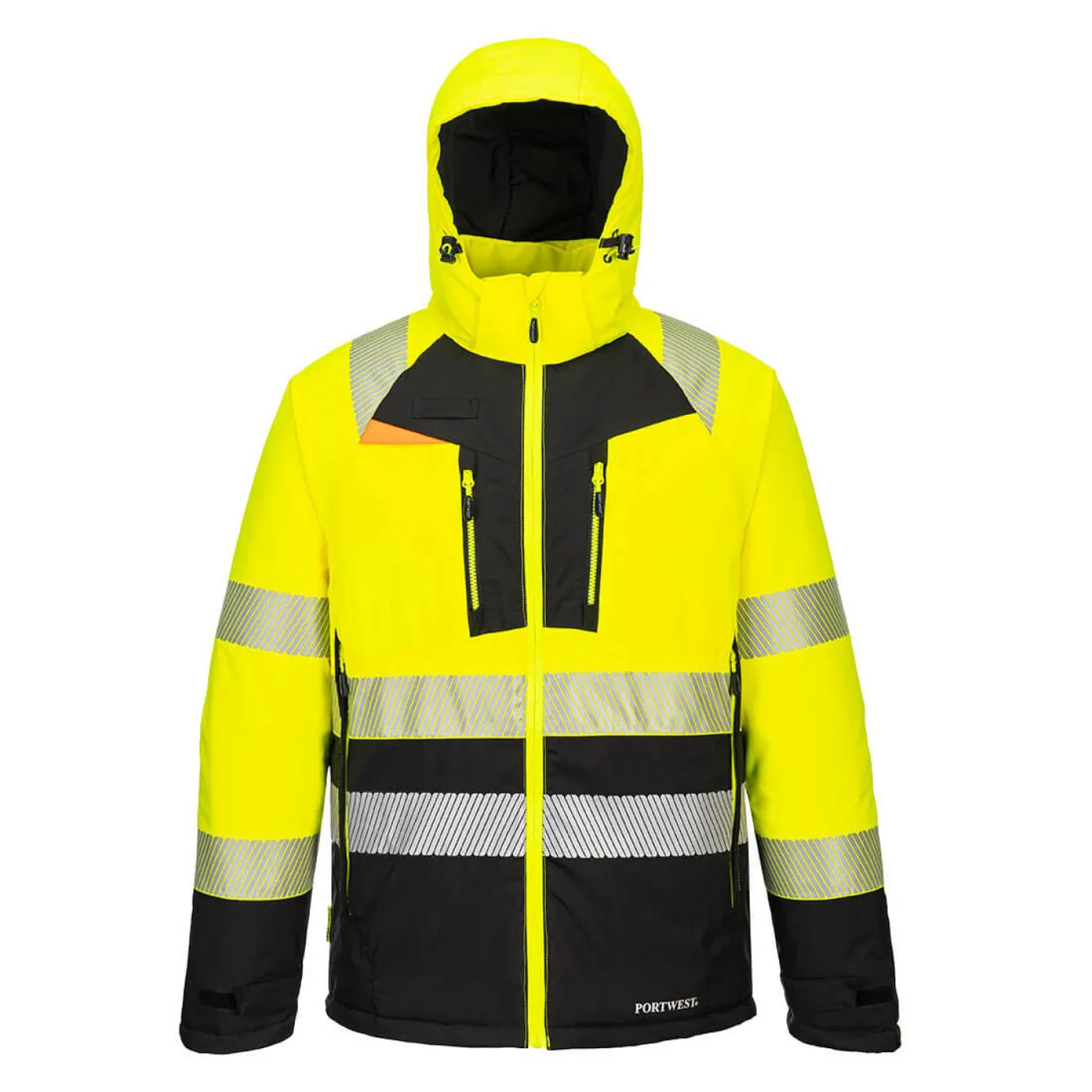 DX430 - Jachetă de iarnă HiVis DX4 Clasa 2 / Portwest / Îmbrăcăminte HiVis și reflectorizantă