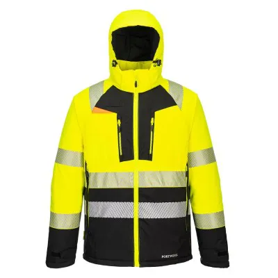 DX430 - Jachetă de iarnă HiVis DX4 Clasa 2 / Portwest / Îmbrăcăminte HiVis și reflectorizantă