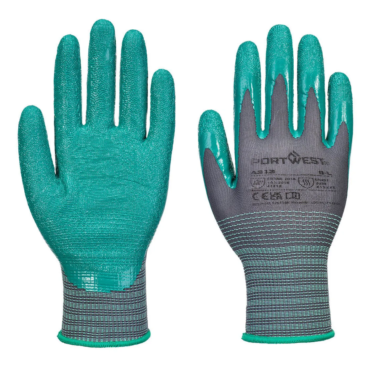 A313 - Mănuși din spumă de nitril Grip 15 (12 buc.) / Portwest / Mănuși de protecție din material textil impregnate