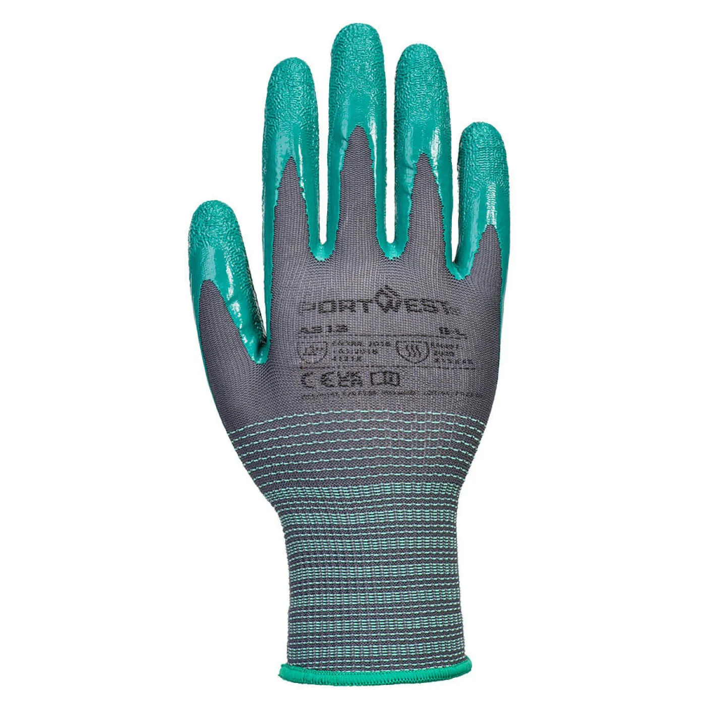 A313 - Mănuși din spumă de nitril Grip 15 (12 buc.) / Portwest / Mănuși de protecție din material textil impregnate