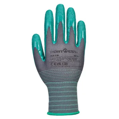 A313 - Mănuși din spumă de nitril Grip 15 (12 buc.) / Portwest / Mănuși de protecție din material textil impregnate