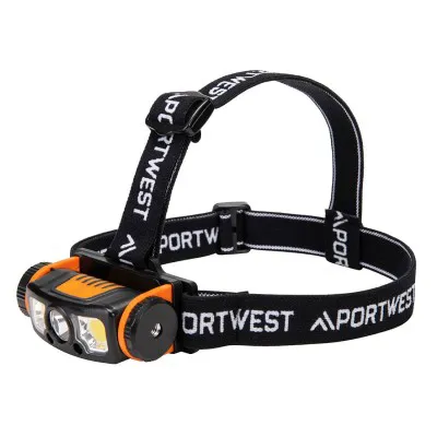 PA76 - Lanterna LED cu senzor de mișcare, reîncărcabilă USB / Portwest / Accesorii, diverse protecția capului