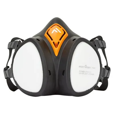 P441 - Semi-mască cu filtru ABEK1P3 integrat / Portwest / Semimăști cu filtru schimbabil