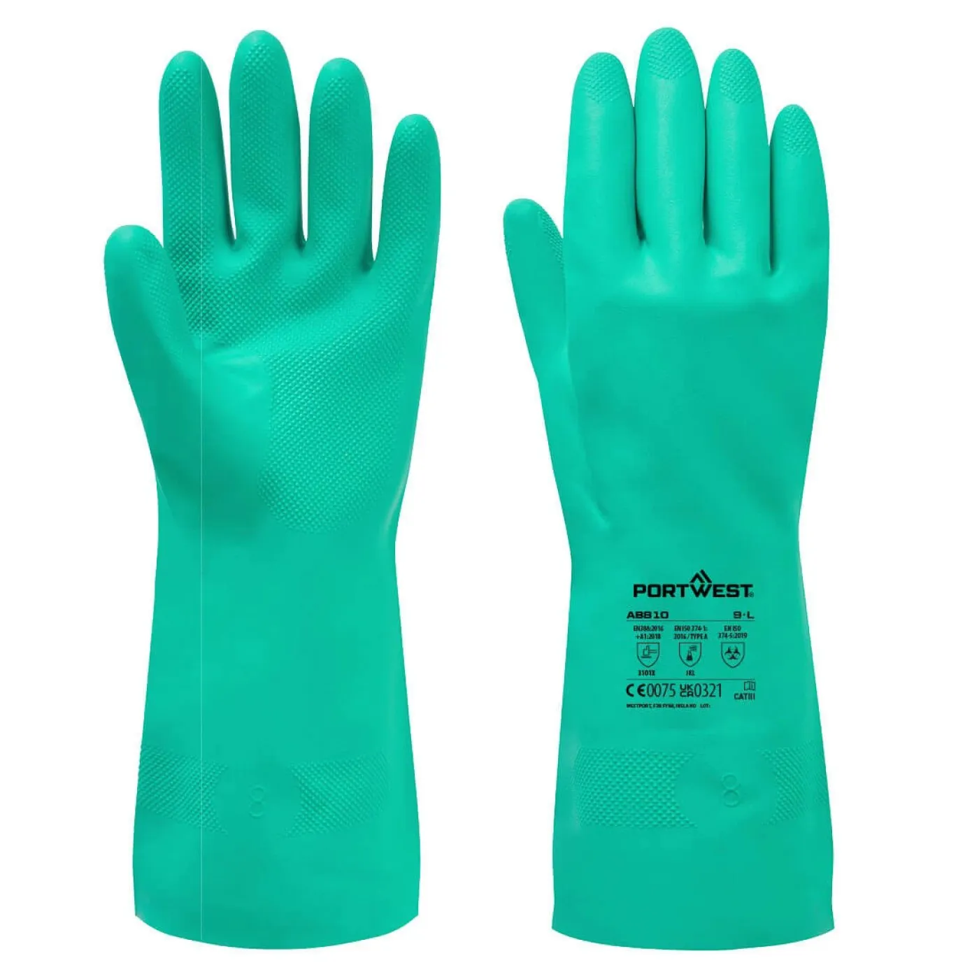 AB810 - Mănuși Nitrosafe Essential (12 perechi) / Portwest / Mănuși de protecție chimică