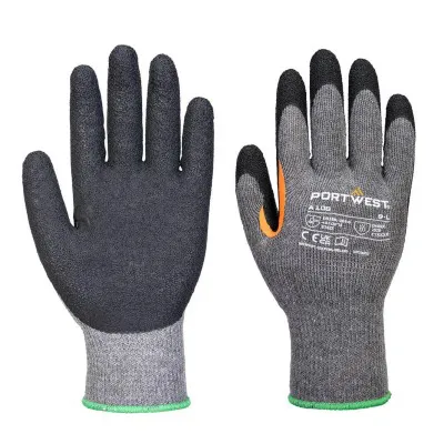 A106 - Mănuși impregnate in latex Grip 13 (12 perechi) / Portwest / Mănuși de protecție din material textil impregnate