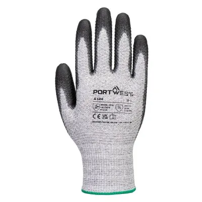 A124 - Mănuși Diamond Knit din poliuretan Grip 13 (12 perechi) / Portwest / Mănuși de protecție din material textil impregnate