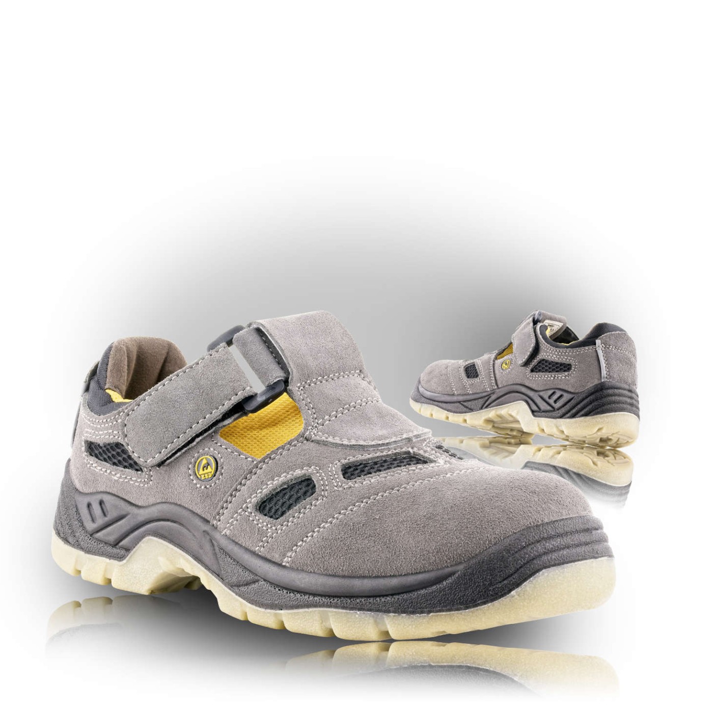 Sandale de protecție BERN S1 ESD SRC / VM Footwear / Sandale de protecție, saboți de lucru, galoși din PVC