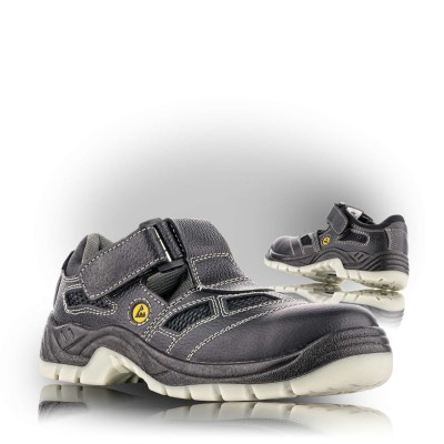 Sandale de protecție BERN S1 ESD SRC / VM Footwear / Sandale de protecție, saboți de lucru, galoși din PVC