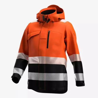 Jachetă de iarnă SCUTI HiVis pentru bărbați / Safety Jogger / Îmbrăcăminte de iarnă