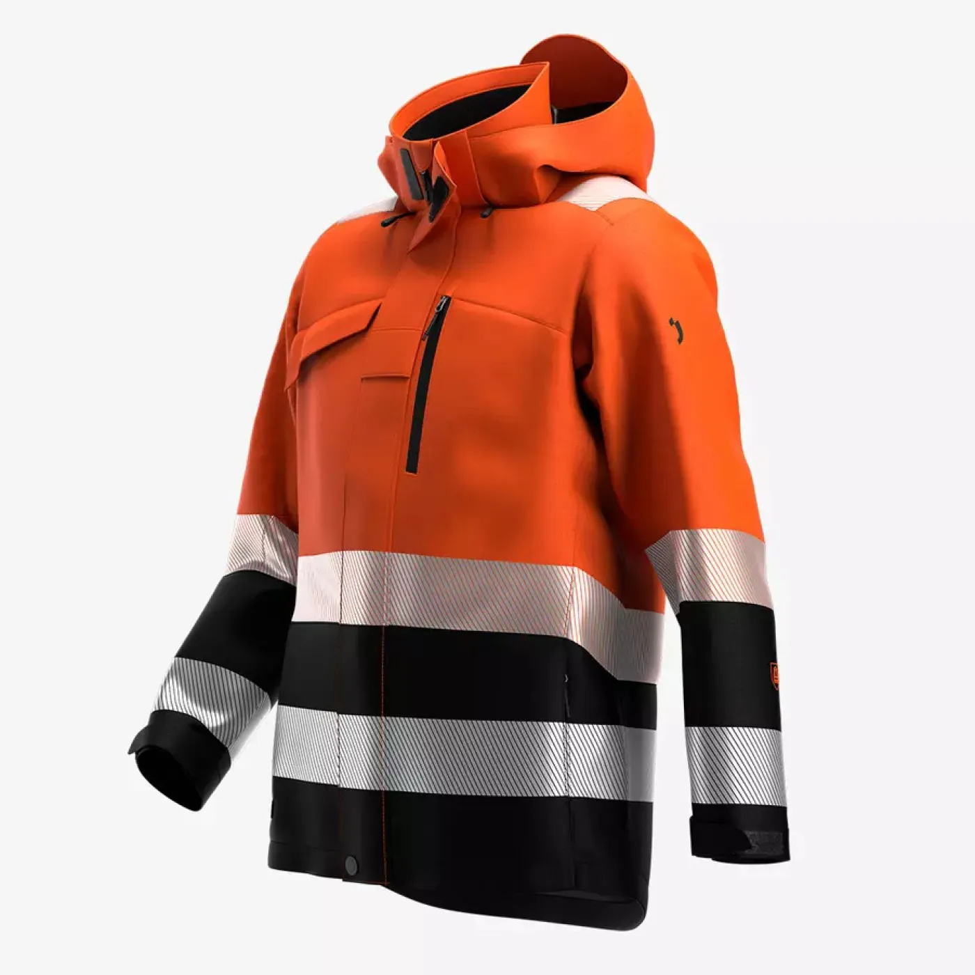 Jachetă de iarnă SCUTI HiVis pentru bărbați / Safety Jogger / Îmbrăcăminte de iarnă