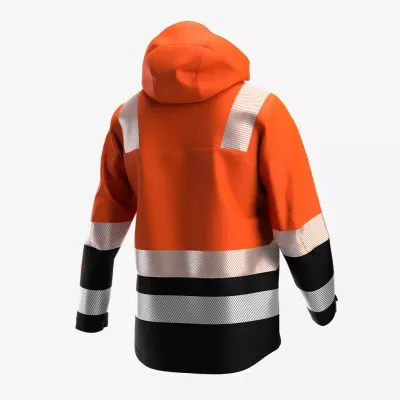 Jachetă de iarnă SCUTI HiVis pentru bărbați / Safety Jogger / Îmbrăcăminte de iarnă