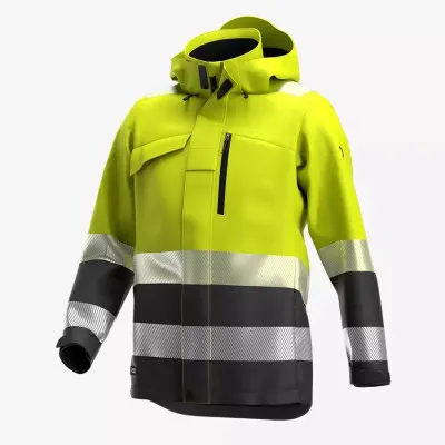 Jachetă de iarnă SCUTI HiVis pentru bărbați / Safety Jogger / Îmbrăcăminte de iarnă