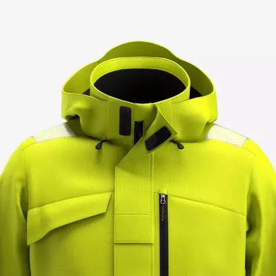 Jachetă de iarnă SCUTI HiVis pentru bărbați / Safety Jogger / Îmbrăcăminte de iarnă