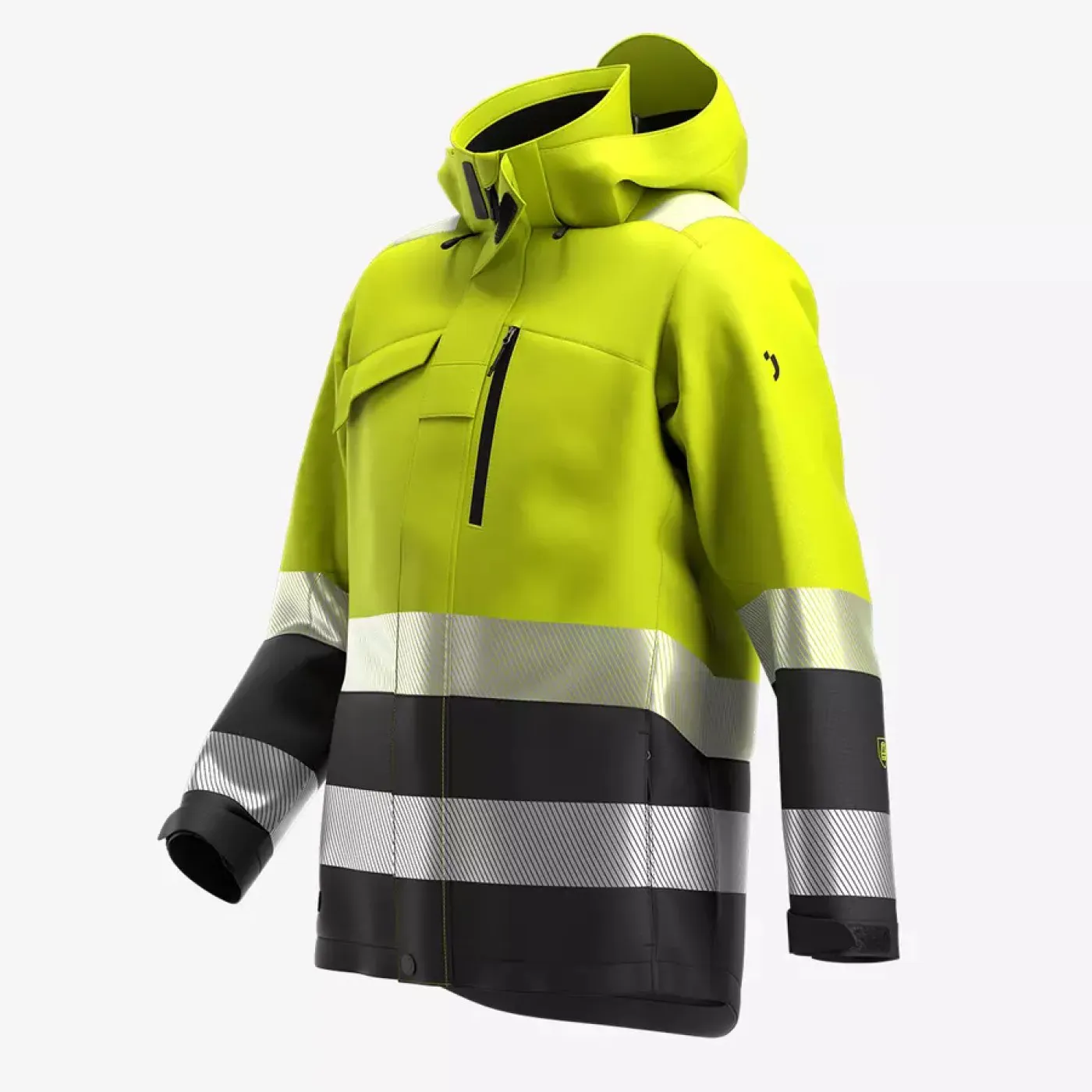 Jachetă de iarnă SCUTI HiVis pentru bărbați / Safety Jogger / Îmbrăcăminte de iarnă