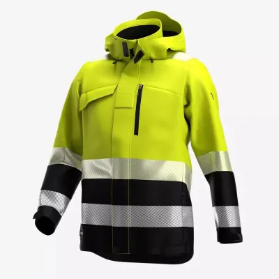 Jachetă de iarnă SCUTI HiVis pentru bărbați / Safety Jogger / Îmbrăcăminte de iarnă
