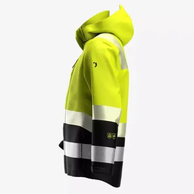 Jachetă de iarnă SCUTI HiVis pentru bărbați / Safety Jogger / Îmbrăcăminte de iarnă