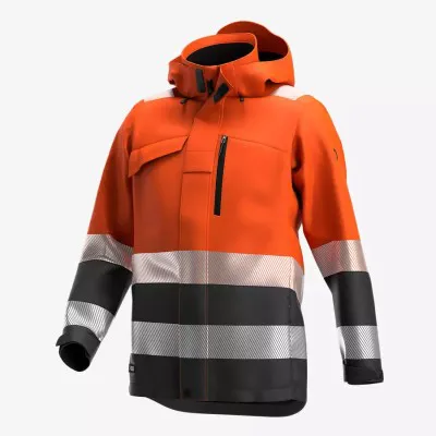 Jachetă de iarnă SCUTI HiVis pentru bărbați / Safety Jogger / Îmbrăcăminte de iarnă