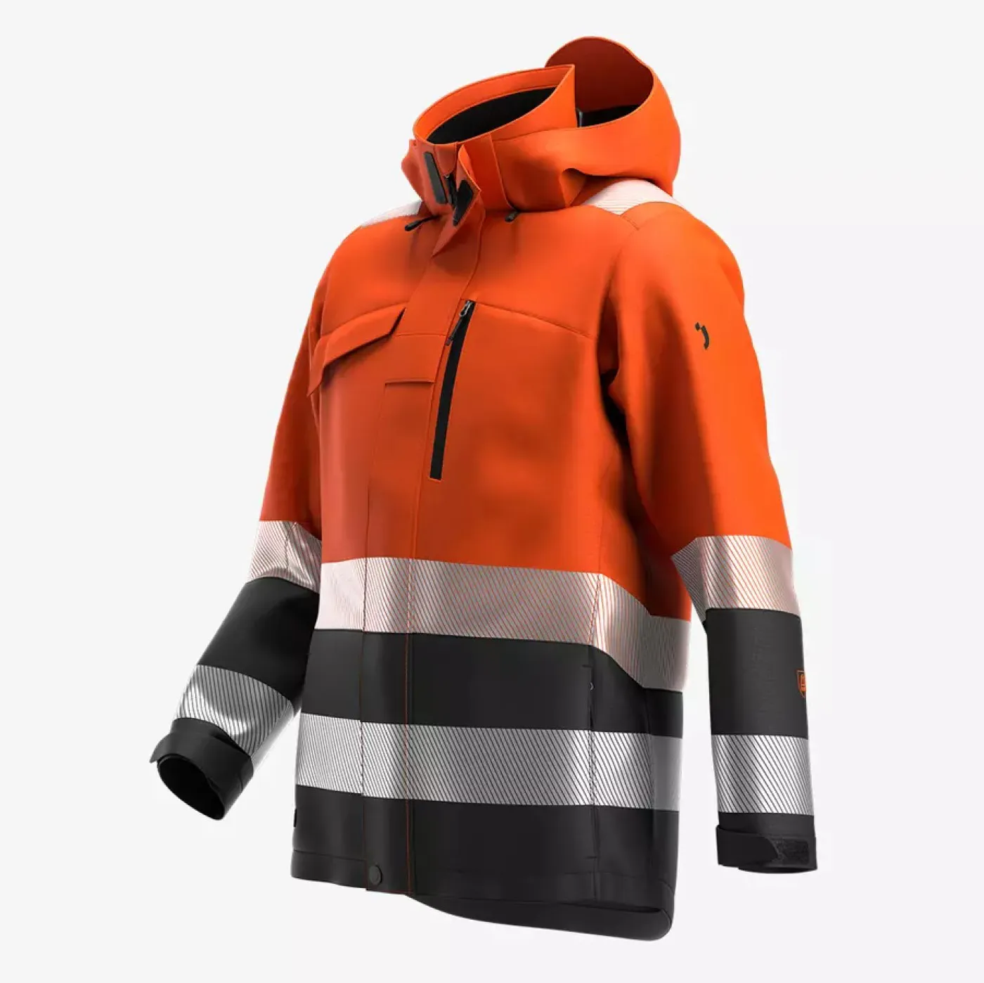 Jachetă de iarnă SCUTI HiVis pentru bărbați / Safety Jogger / Îmbrăcăminte de iarnă