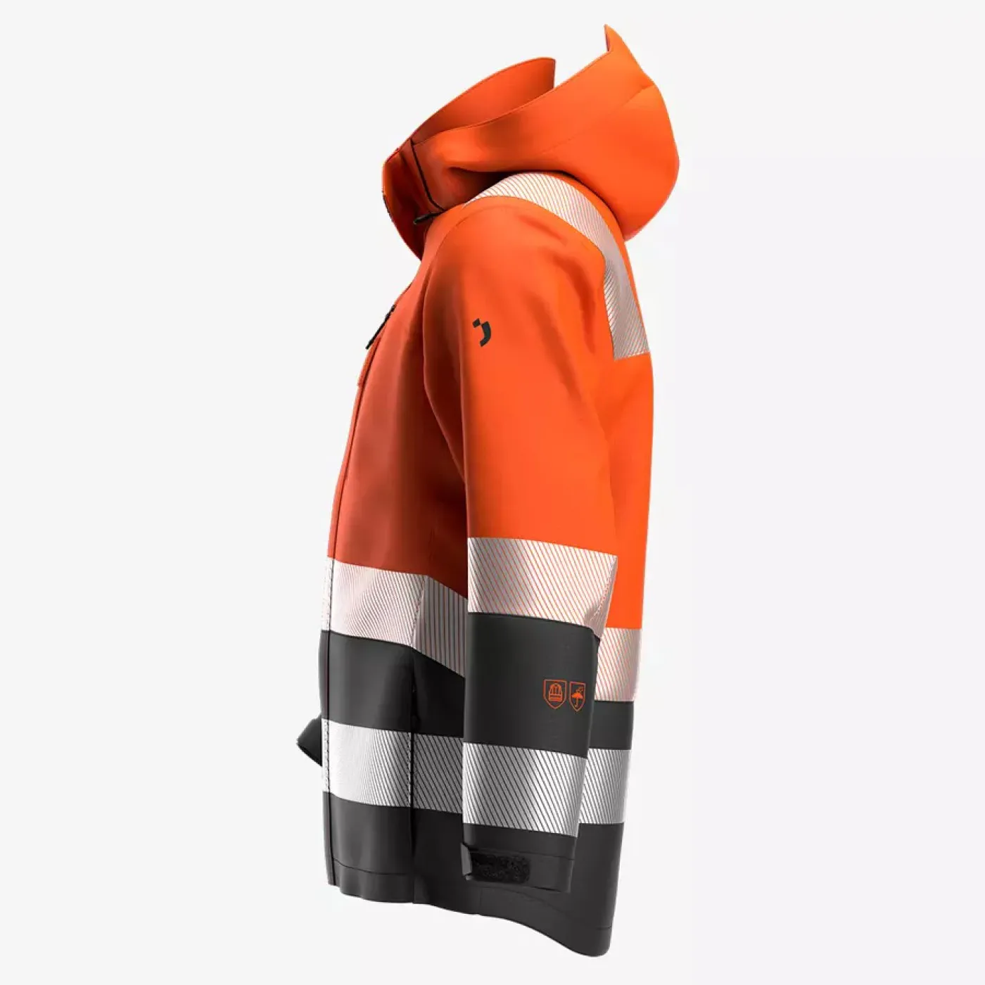 Jachetă de iarnă SCUTI HiVis pentru bărbați / Safety Jogger / Îmbrăcăminte de iarnă