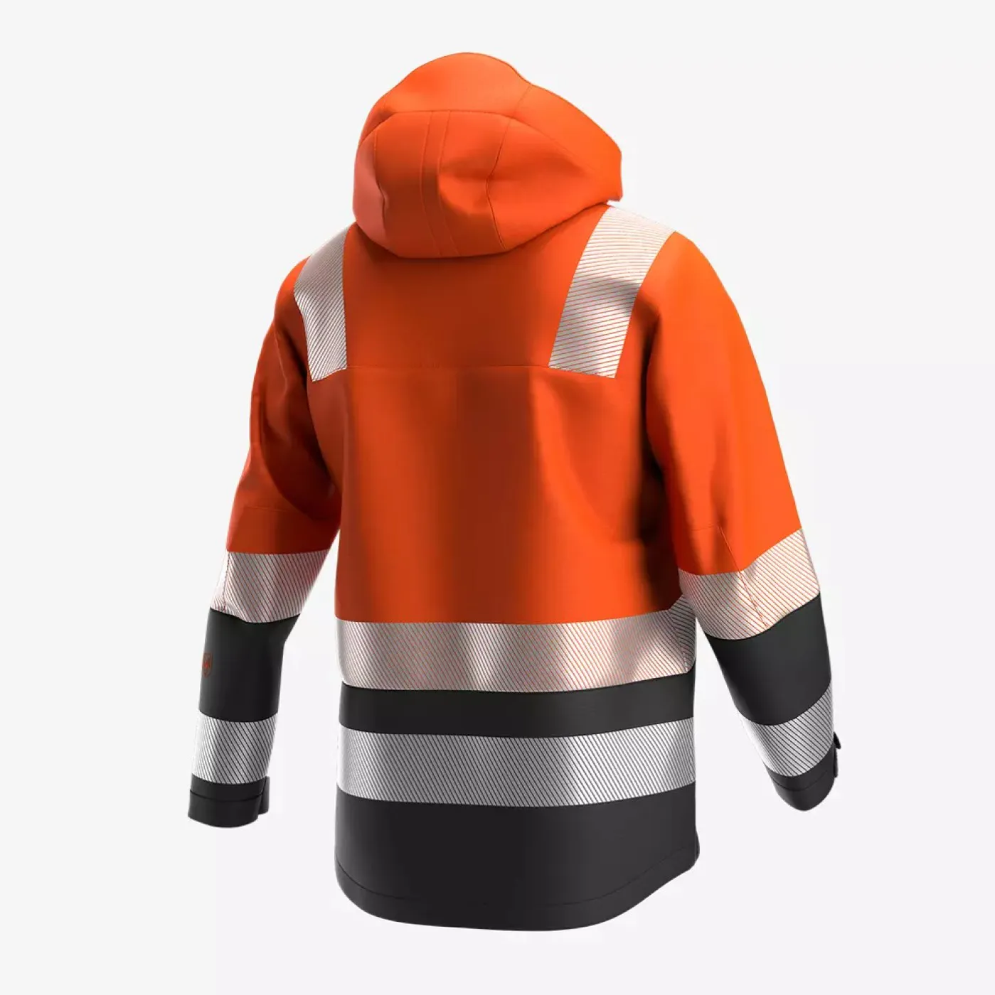 Jachetă de iarnă SCUTI HiVis pentru bărbați / Safety Jogger / Îmbrăcăminte de iarnă