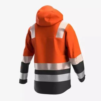 Jachetă de iarnă SCUTI HiVis pentru bărbați / Safety Jogger / Îmbrăcăminte de iarnă