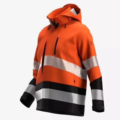 Jachetă softshell SCUTI HiVis pentru bărbați / Safety Jogger / Îmbrăcăminte HiVis și reflectorizantă