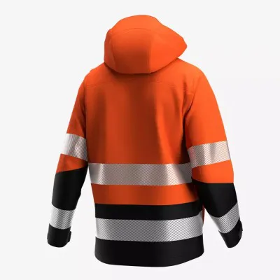 Jachetă softshell SCUTI HiVis pentru bărbați / Safety Jogger / Îmbrăcăminte HiVis și reflectorizantă