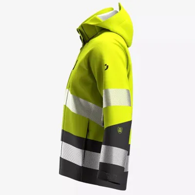 Jachetă softshell SCUTI HiVis pentru bărbați / Safety Jogger / Îmbrăcăminte HiVis și reflectorizantă