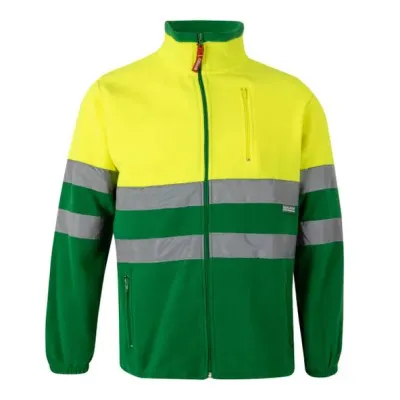 Jachetă fleece în două tonuri, de înaltă vizibilitate (4XL-5XL) / Velilla / Hanorace, bluze softshell, polar și fleece