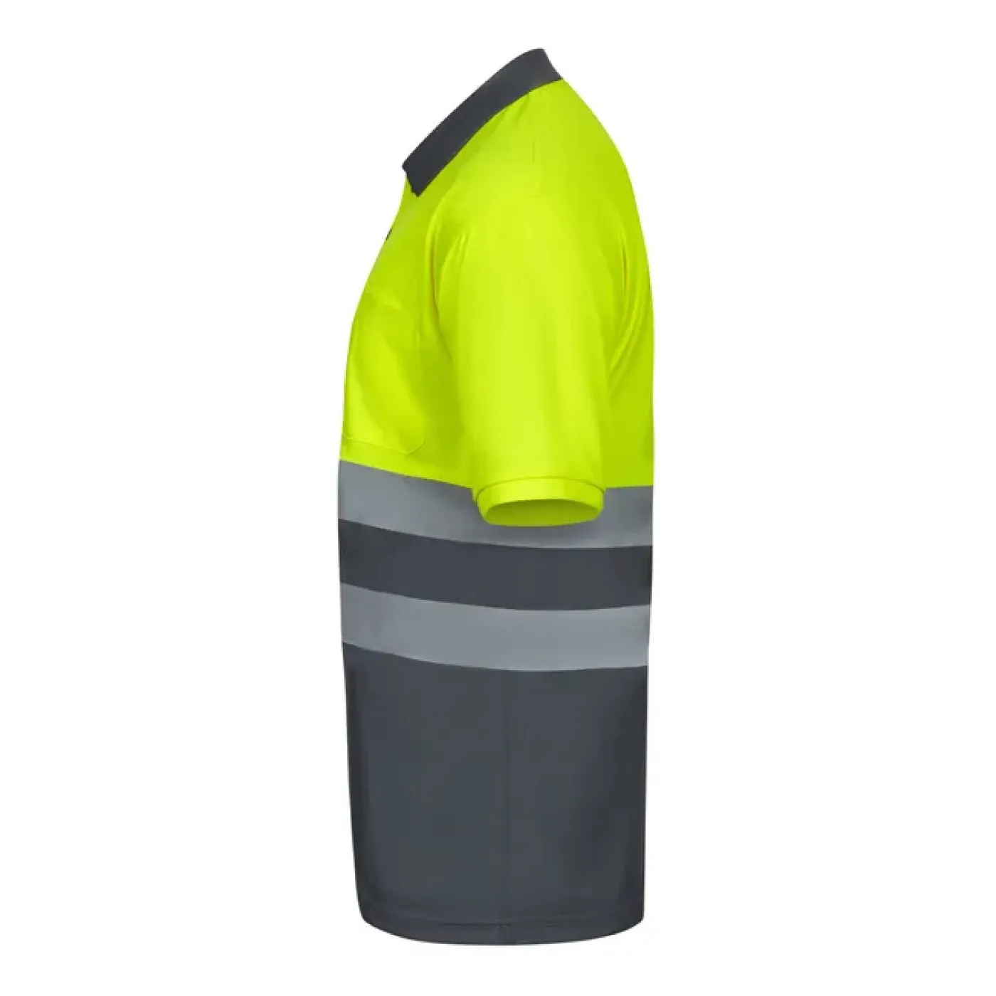 Tricou polo cu mânecă scurtă, de înaltă vizibilitate, în două tonuri / Velilla / Tricouri, bluze, cămăși