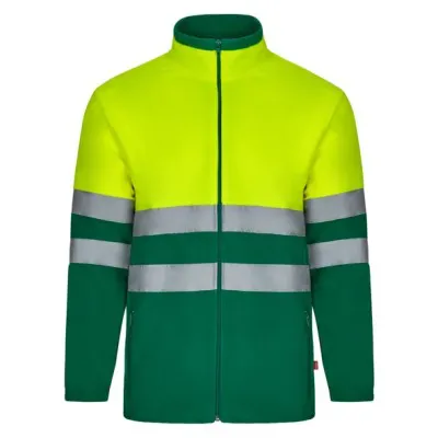 Jachetă fleece de înaltă vizibilitate, în două tonuri / Velilla / Hanorace, bluze softshell, polar și fleece
