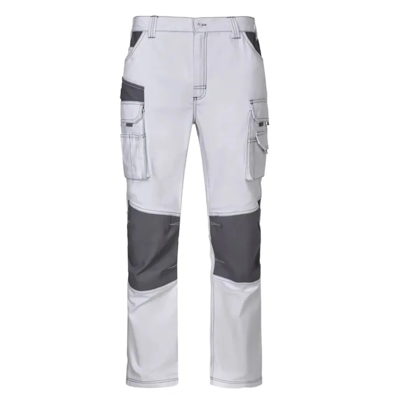 Pantaloni din pânză, în două tonuri, cu buzunare multiple / Velilla / Pantaloni, salopete, colanți