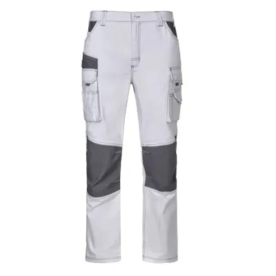 Pantaloni din pânză, în două tonuri, cu buzunare multiple / Velilla / Pantaloni, salopete, colanți
