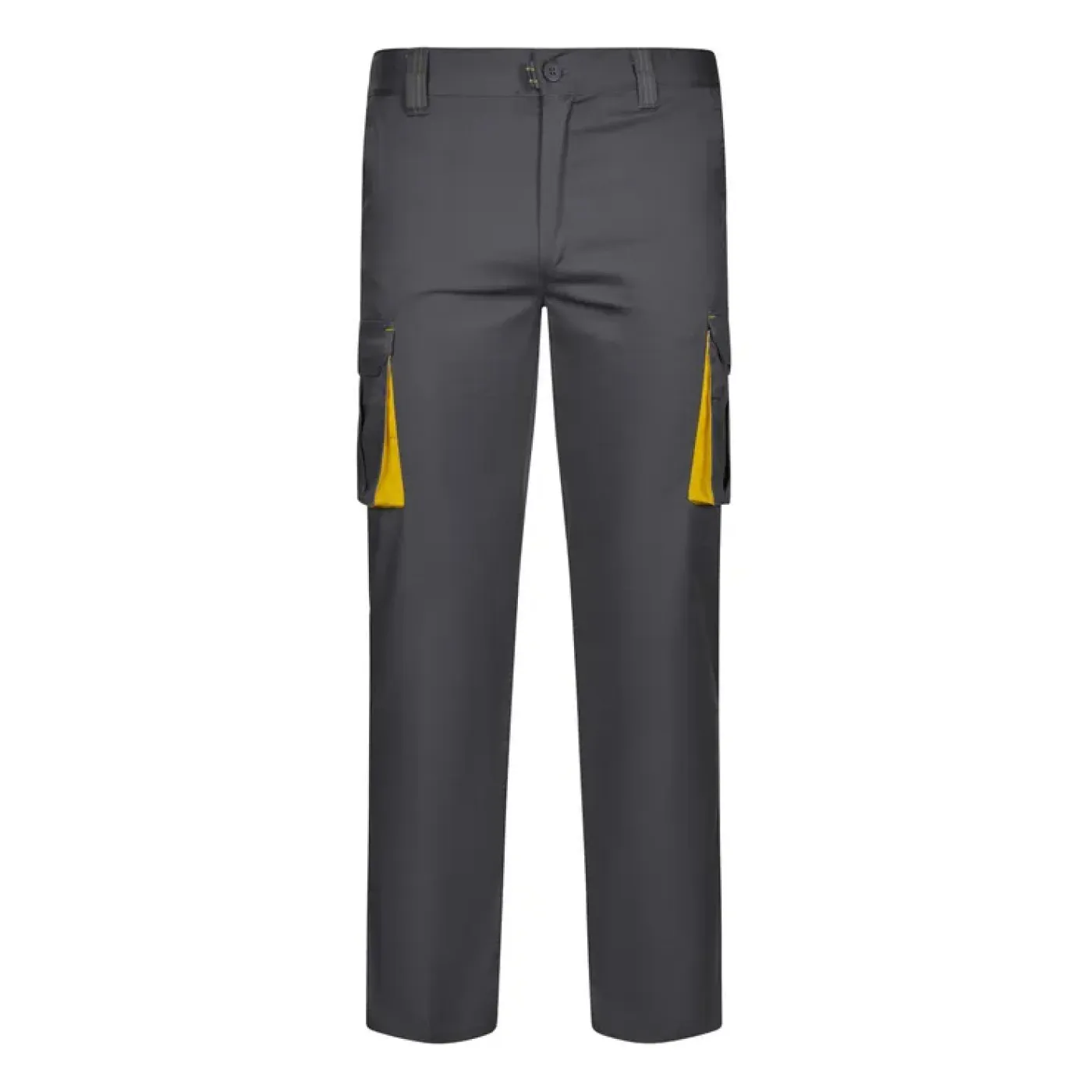 Pantaloni stretch, în două tonuri, cu buzunare multiple / Velilla / Pantaloni, salopete, colanți