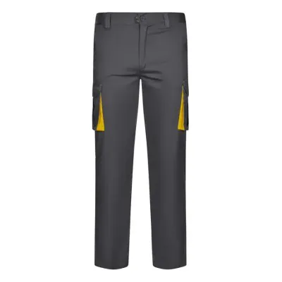 Pantaloni stretch, în două tonuri, cu buzunare multiple / Velilla / Pantaloni, salopete, colanți