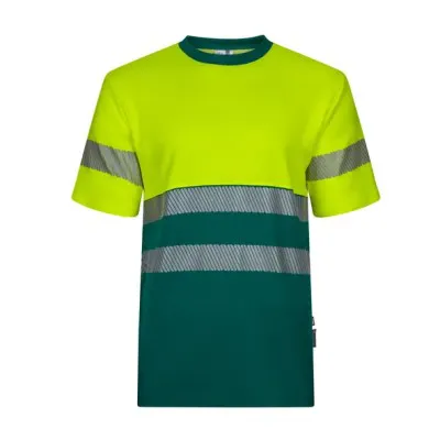 Tricou din bumbac, de înaltă vizibilitate, în două tonuri / Velilla / Tricouri, bluze, cămăși