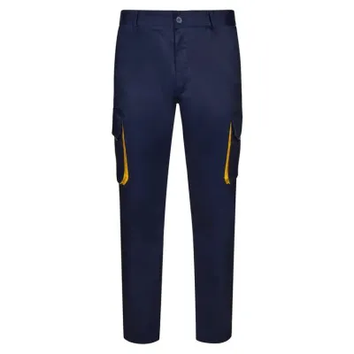 Pantaloni în două tonuri, cu buzunare multiple / Velilla / Pantaloni, salopete, colanți