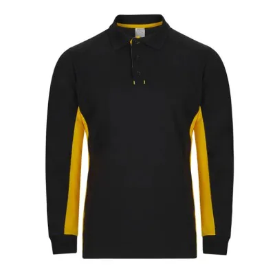 Tricou polo cu mânecă lungă, în două tonuri / Velilla / Tricouri, bluze, cămăși