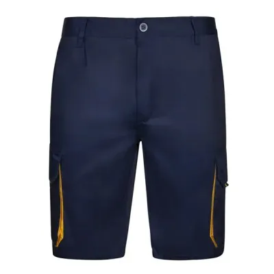 Pantaloni scurti, în două tonuri, cu buzunare multiple / Velilla / Pantaloni scurți de lucru