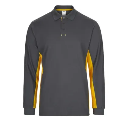 Tricou polo cu mânecă lungă, în două tonuri / Velilla / Tricouri, bluze, cămăși